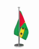 Sao Tome Tischfahne