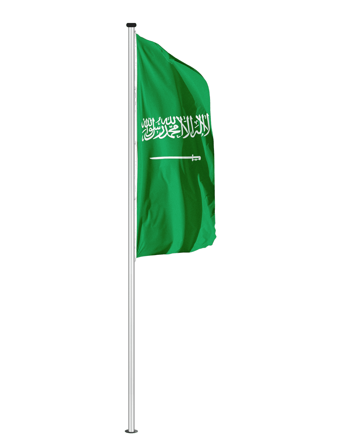 Saudi Arabien Hochformatfahne