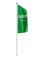 Saudi Arabien Hochformatfahne