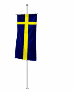 Schweden Bannerfahne
