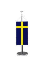 Schweden Tischbannerfahne
