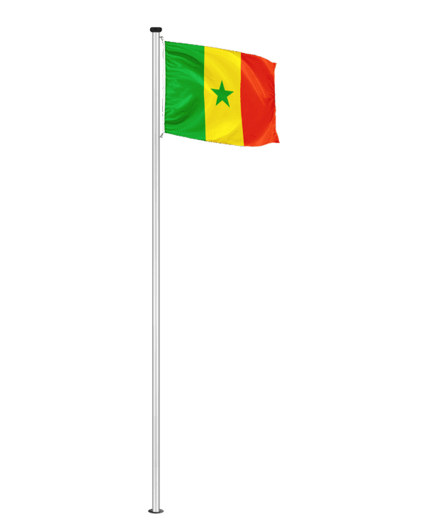 Senegal Hissfahne