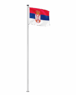 Serbien Hissfahne