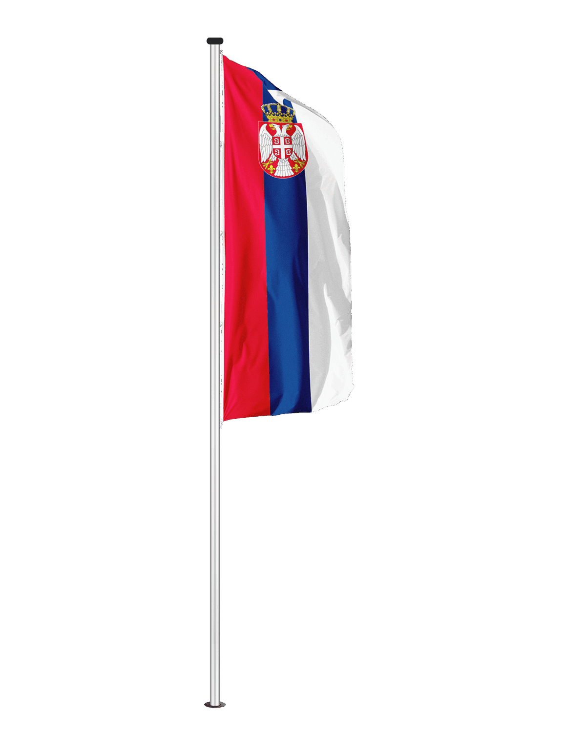 Serbien Hochformatfahne