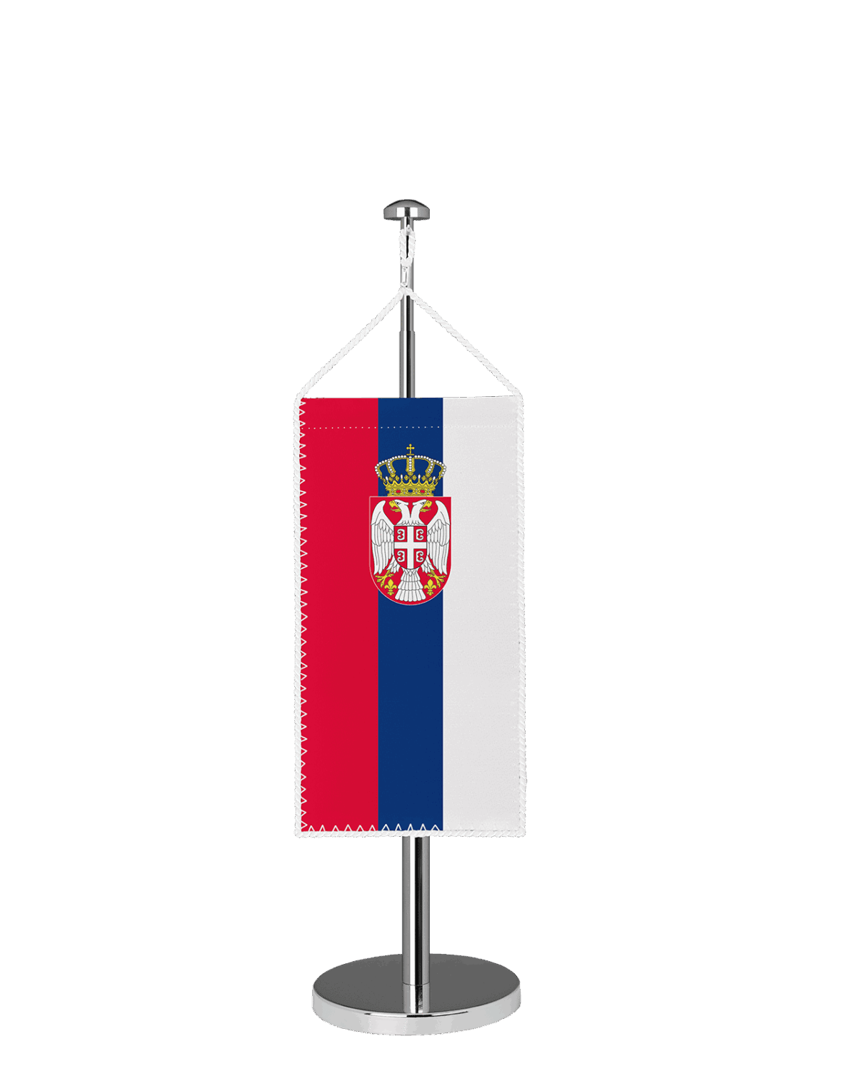 Serbien Tischbannerfahne