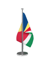 Seychellen Tischfahne