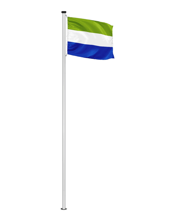 Sierra Leone Hissfahne