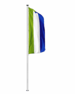 Sierra Leone Hochformatfahne
