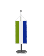 Sierra Leone Tischbannerfahne