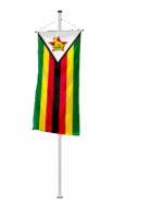Simbabwe Bannerfahne