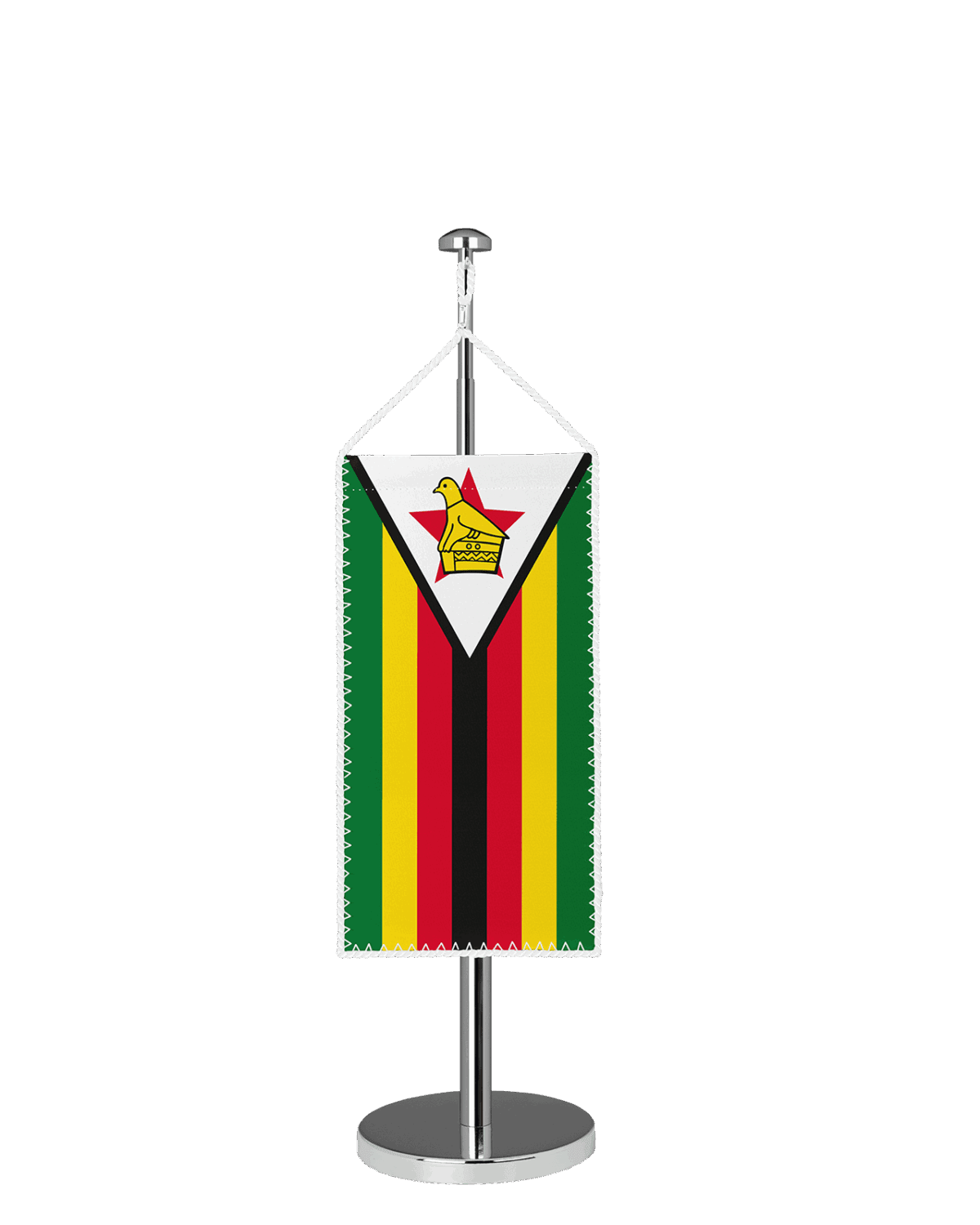 Simbabwe Tischbannerfahne