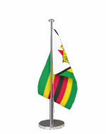 Simbabwe Tischfahne