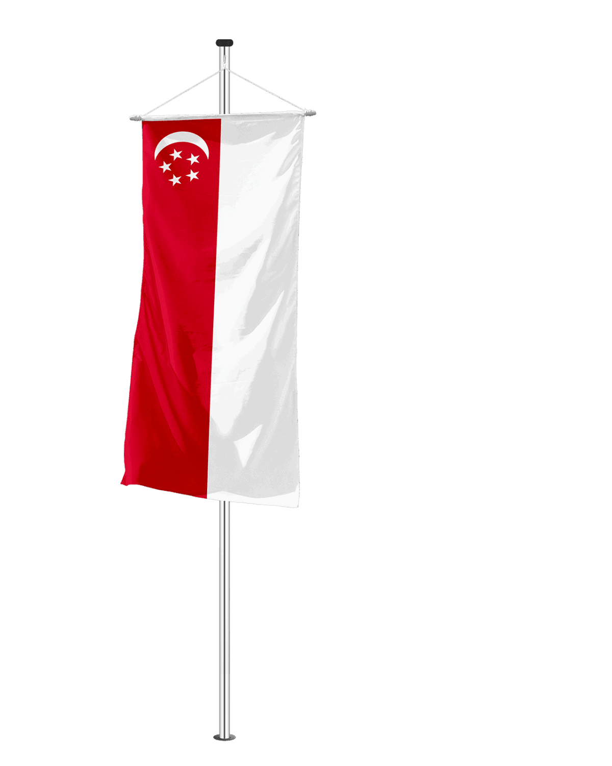 Singapur Bannerfahne