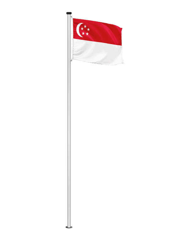 Singapur Hissfahne