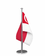 Singapur Tischfahne