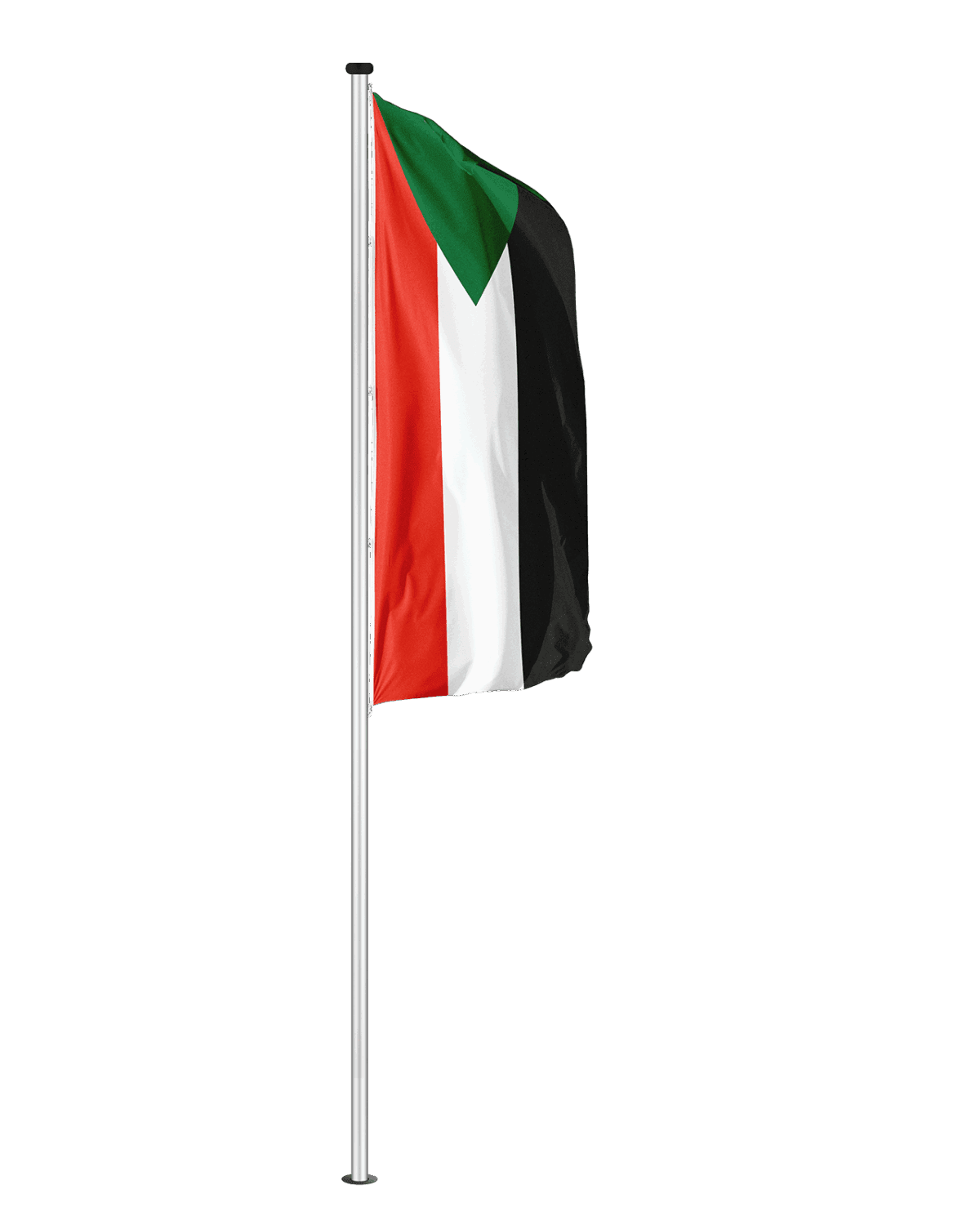 Sudan Hochformatfahne