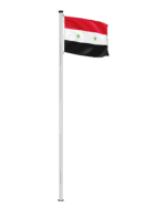 Syrien Hissfahne