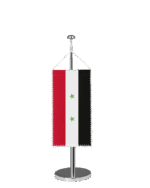 Syrien Tischbannerfahne