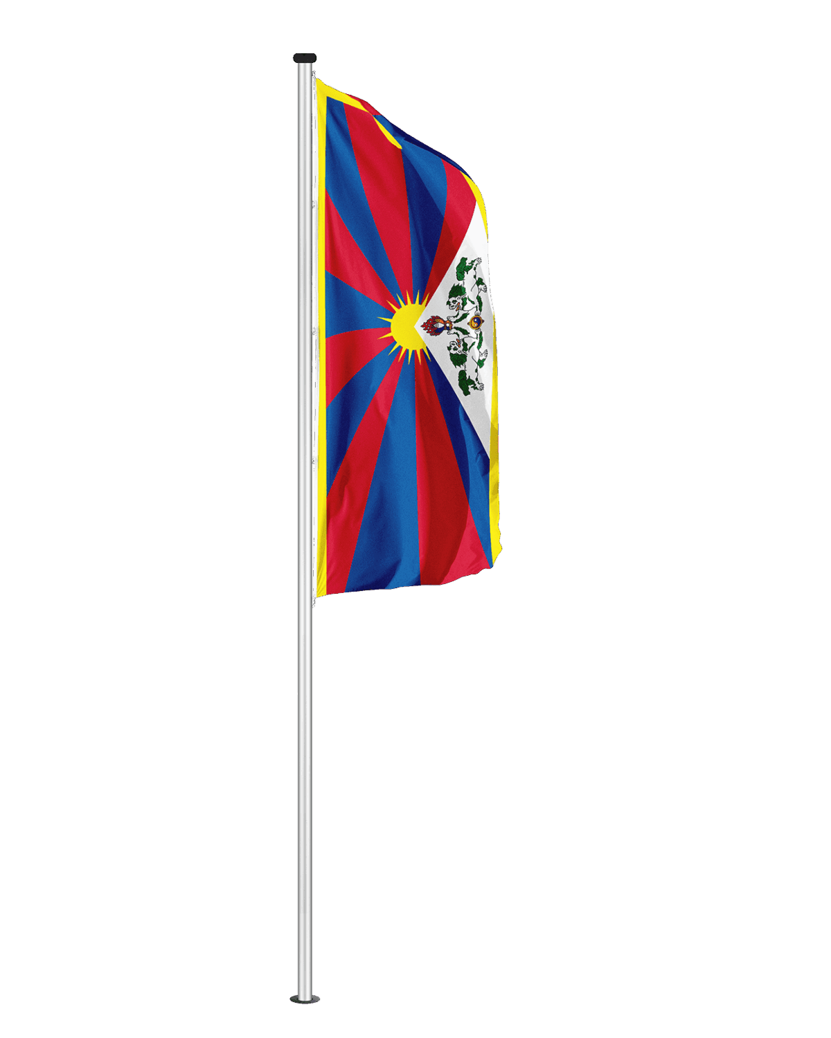 Tibet Hochformatfahne