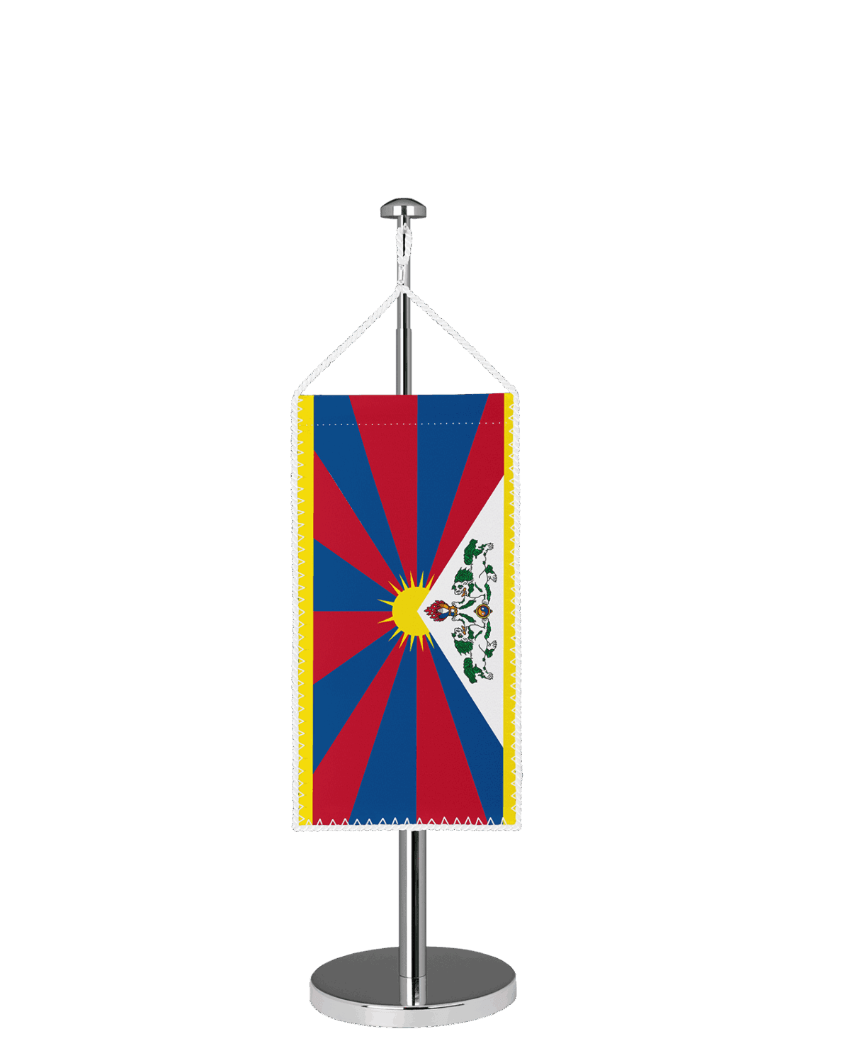 Tibet Tischbannerfahne