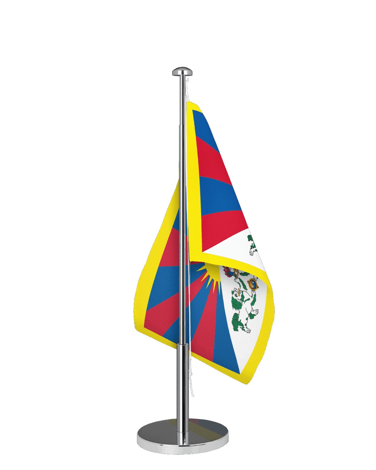 Tibet Tischfahne