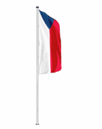 Tschechische Republik Hochformatfahne