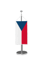 Tschechische Republik Tischbannerfahne