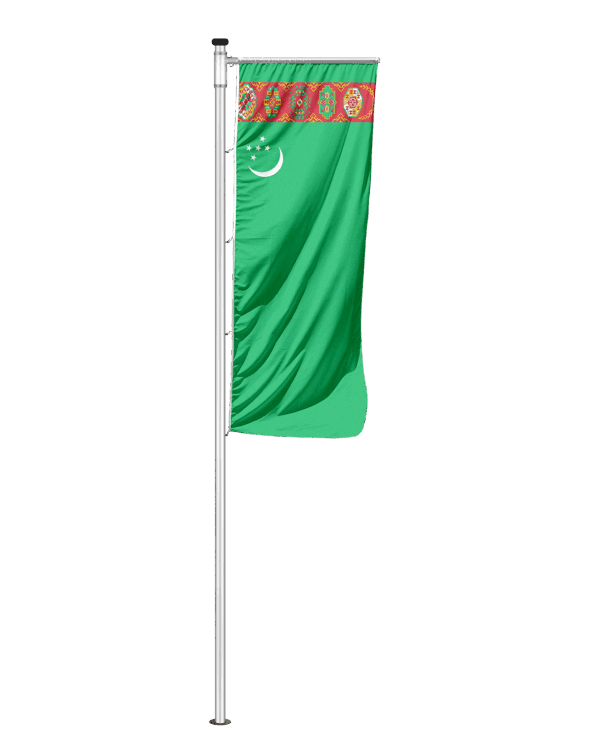Turkmenistan Auslegerfahne