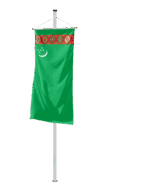 Turkmenistan Bannerfahne