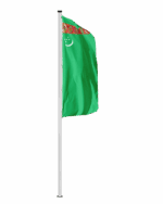 Turkmenistan Hochformatfahne