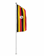 Uganda Hochformatfahne
