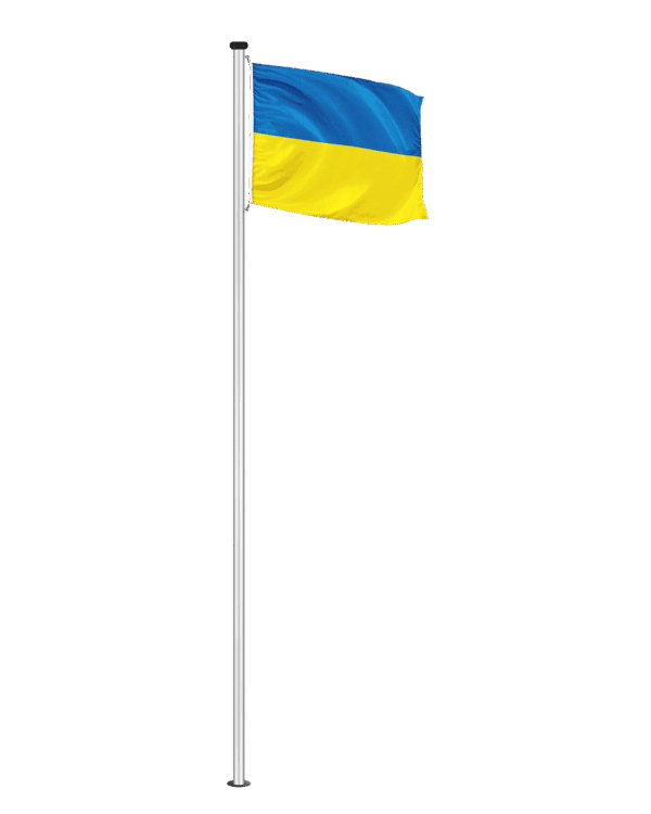 Ukraine Hissfahne