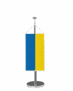 Ukraine Tischbannerfahne