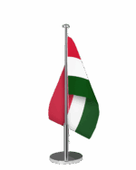 Ungarn Tischfahne