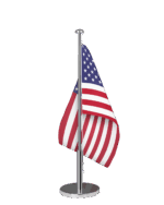 USA Tischfahne