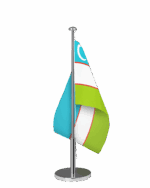 Usbekistan Tischfahne