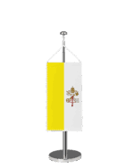 Vatikan Tischbannerfahne