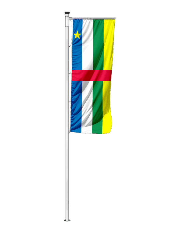 Zentralafrikanische Republik Auslegerfahne