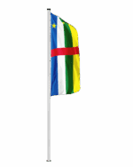 Zentralafrikanische Republik Hochformatfahne