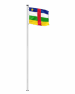 Zentralafrikanische Republik Kleinflagge