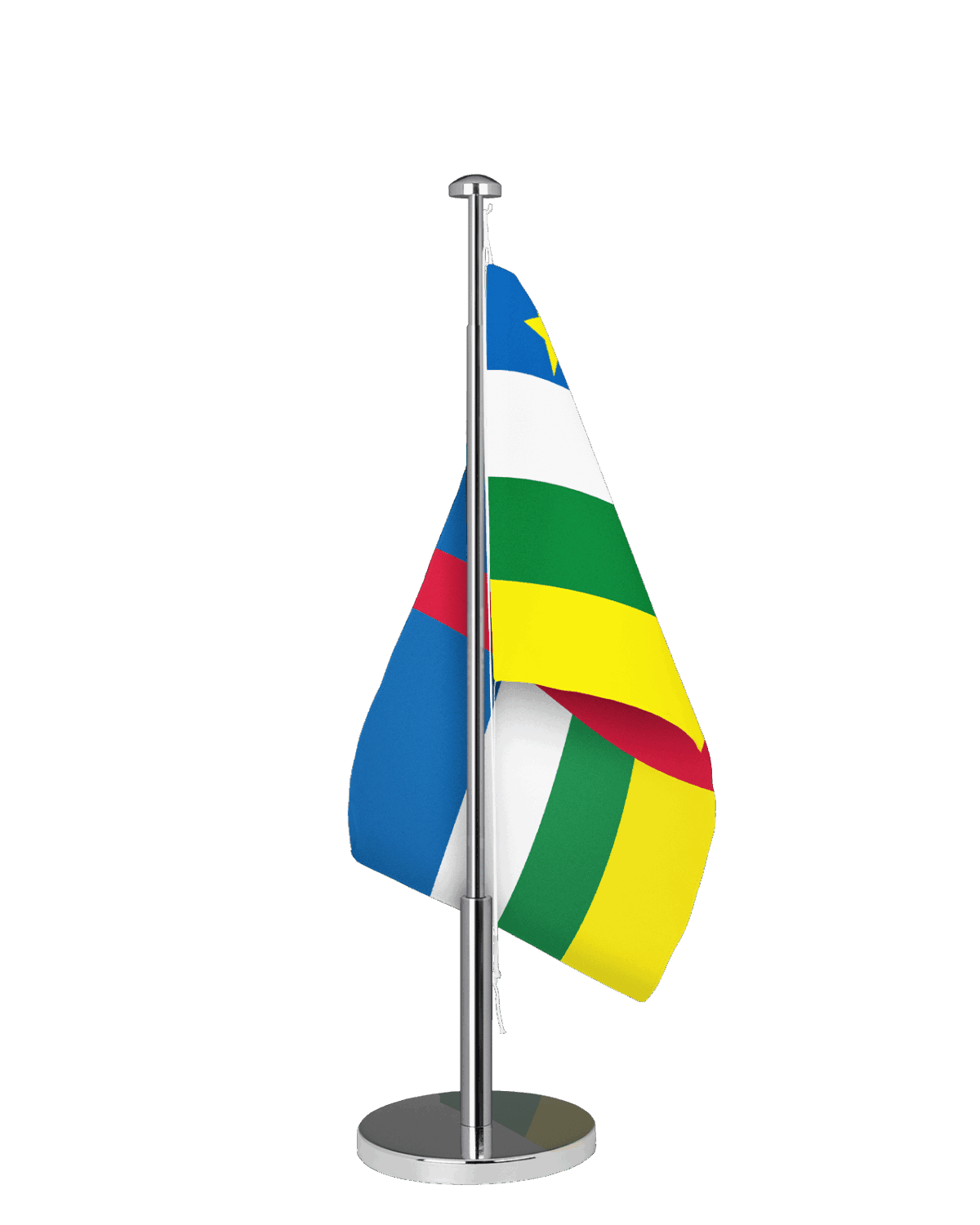 Zentralafrikanische Republik Tischfahne