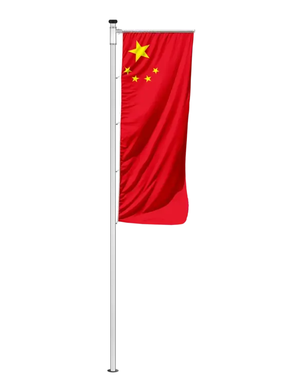China (VR) Flagge | Nationalflagge Premium Qualität Auslegerfahne 80x200 cm kaufen