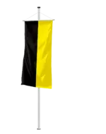 Bundeslandflagge Baden-Württemberg Bannerfahne Streifen