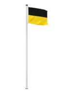 Bundeslandflagge Baden-Württemberg Hissfahne Streifen