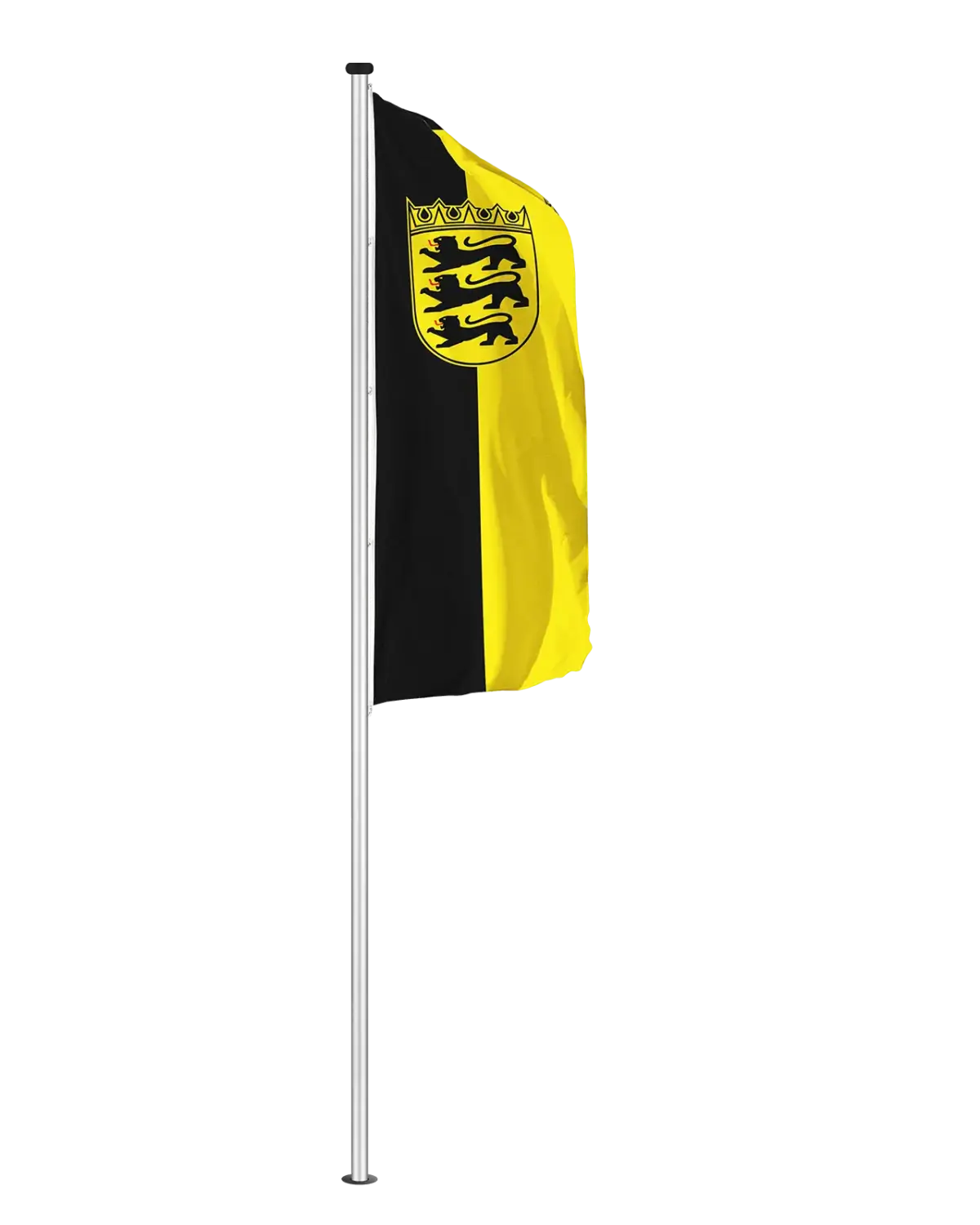 Bundeslandflagge Baden-Württemberg Hochformatfahne Dienstflagge