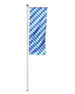 Bundeslandflagge Bayern Auslegerfahne Raute