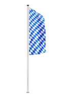 Bundeslandflagge Bayern Hochformatfahne Raute