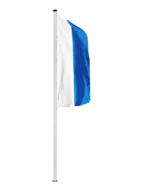 Bundeslandflagge Bayern Hochformatfahne Streifen