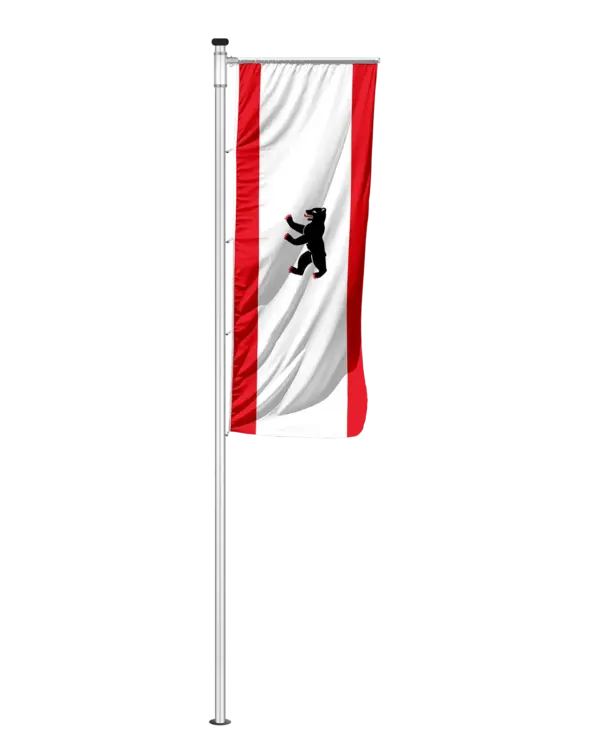 Bundeslandflagge Berlin Auslegerfahne