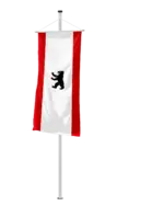 Bundeslandflagge Berlin Bannerfahne
